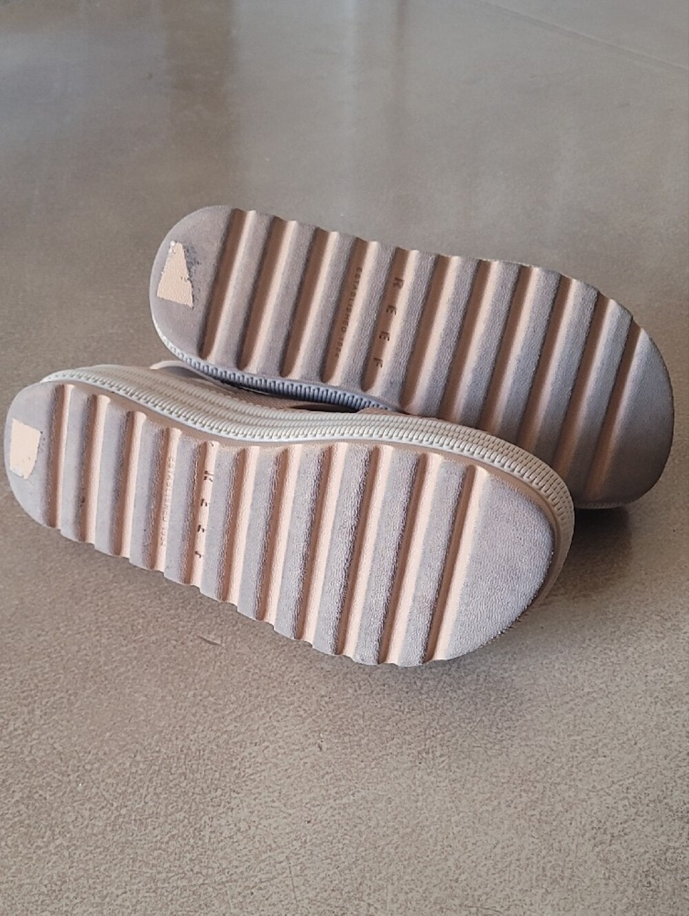 REEF Water Vista Higher Waterproof Platform Sandal Tan / Nude / Beige - Picture 7 of 8